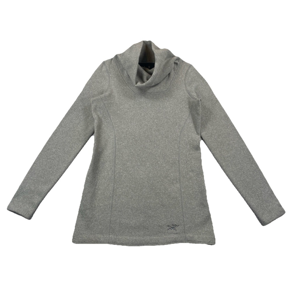 Arc'teryx Women's XS Desira Tunic Heathered Gray Pullover Cowl Neck